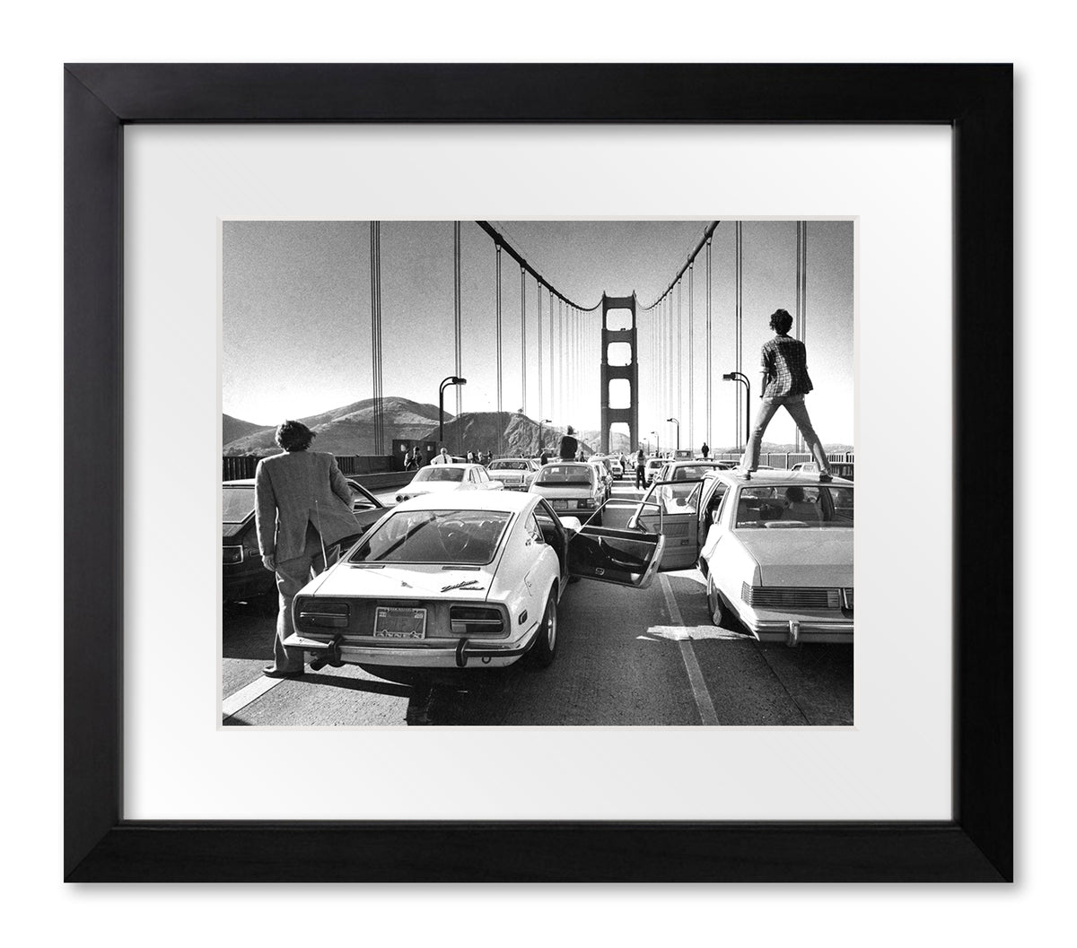 Traffic Jam on the Golden Gate Bridge — San Francisco, 1980