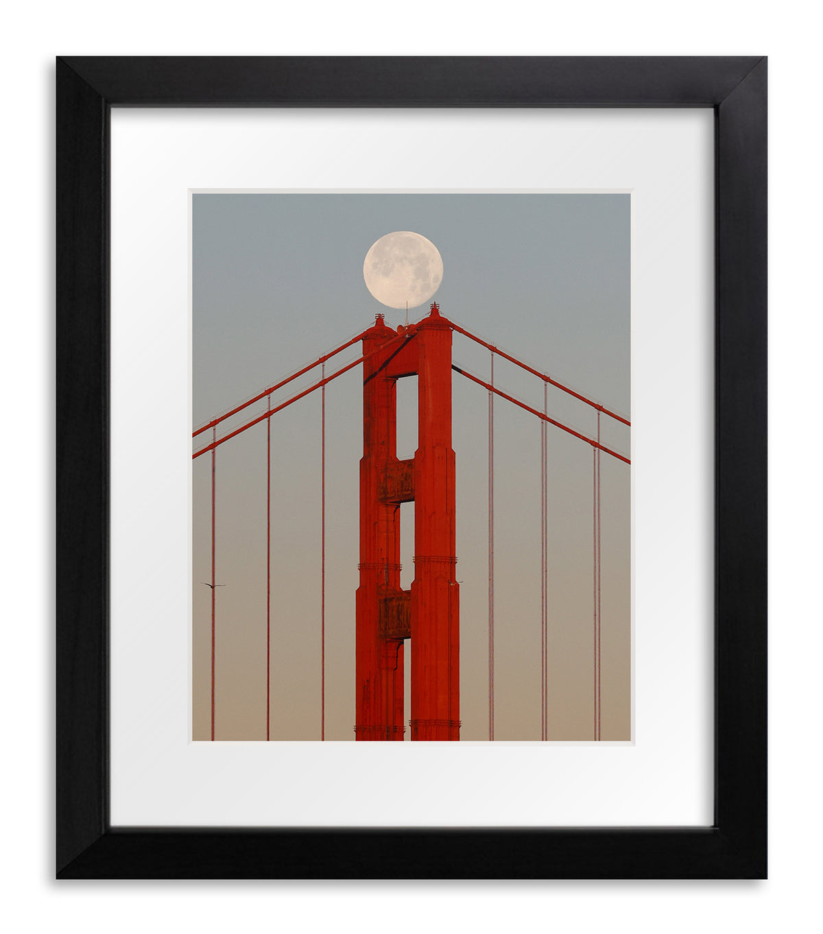 Full Moon Over the Golden Gate Bridge — San Francisco, 2025
