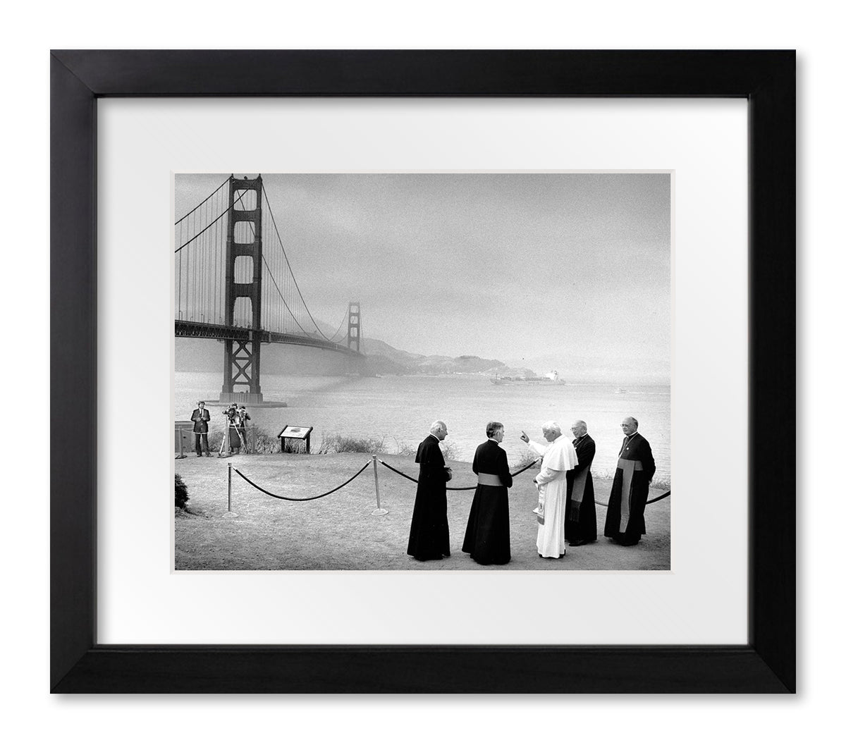 Pope John Paul II at the Golden Gate Bridge — San Francisco, 1987