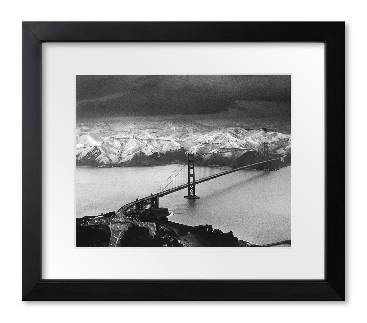 Golden Gate Bridge on a Snowy Day — San Francisco, 1976