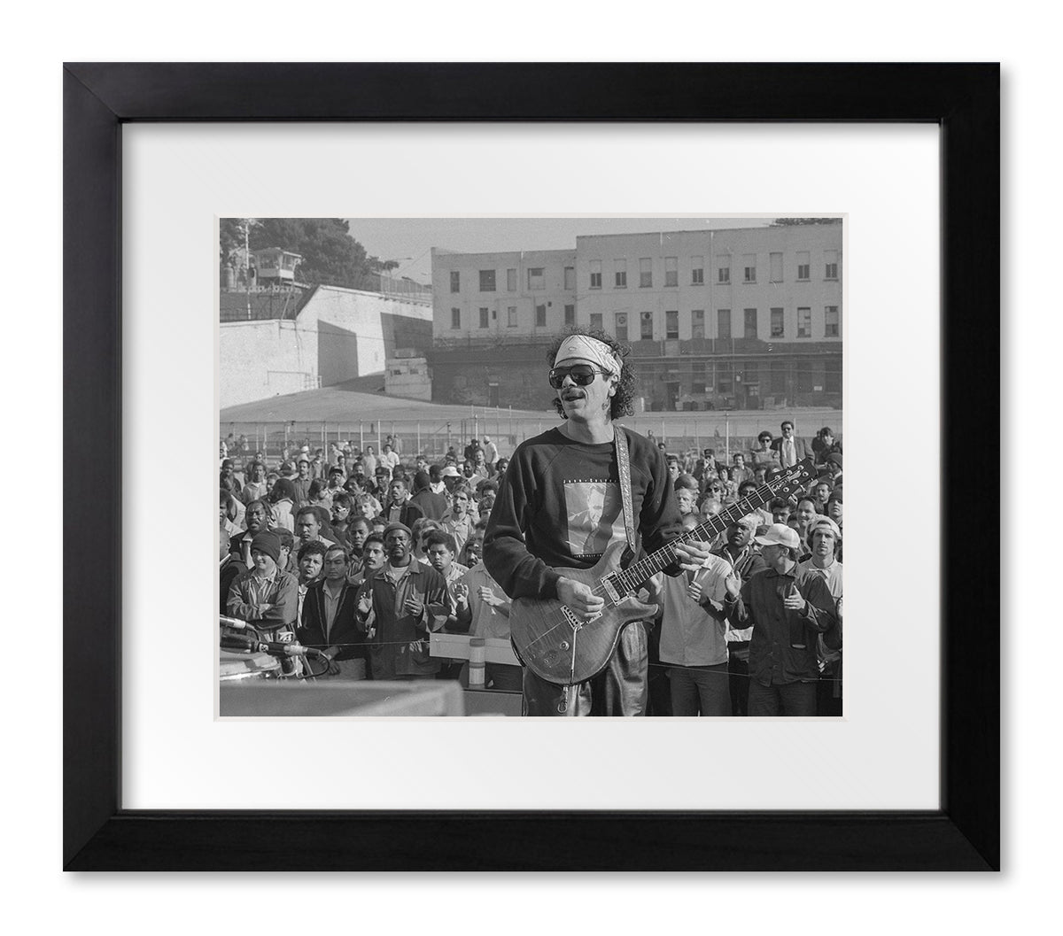 Carlos Santana at San Quentin State Prison — Marin County, 1988