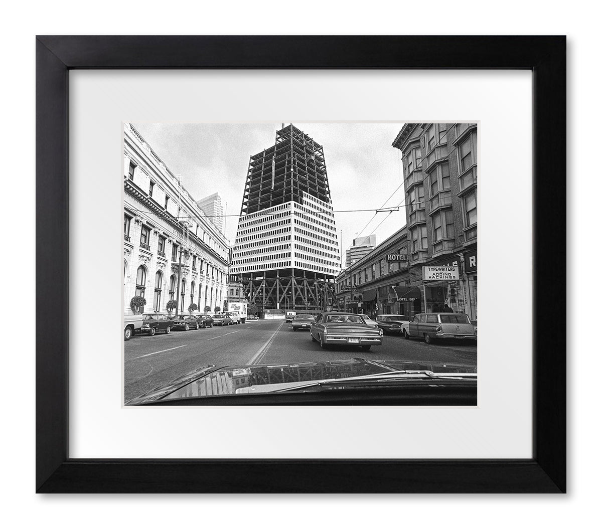 Transamerica Pyramid Under Construction — San Francisco, 1971