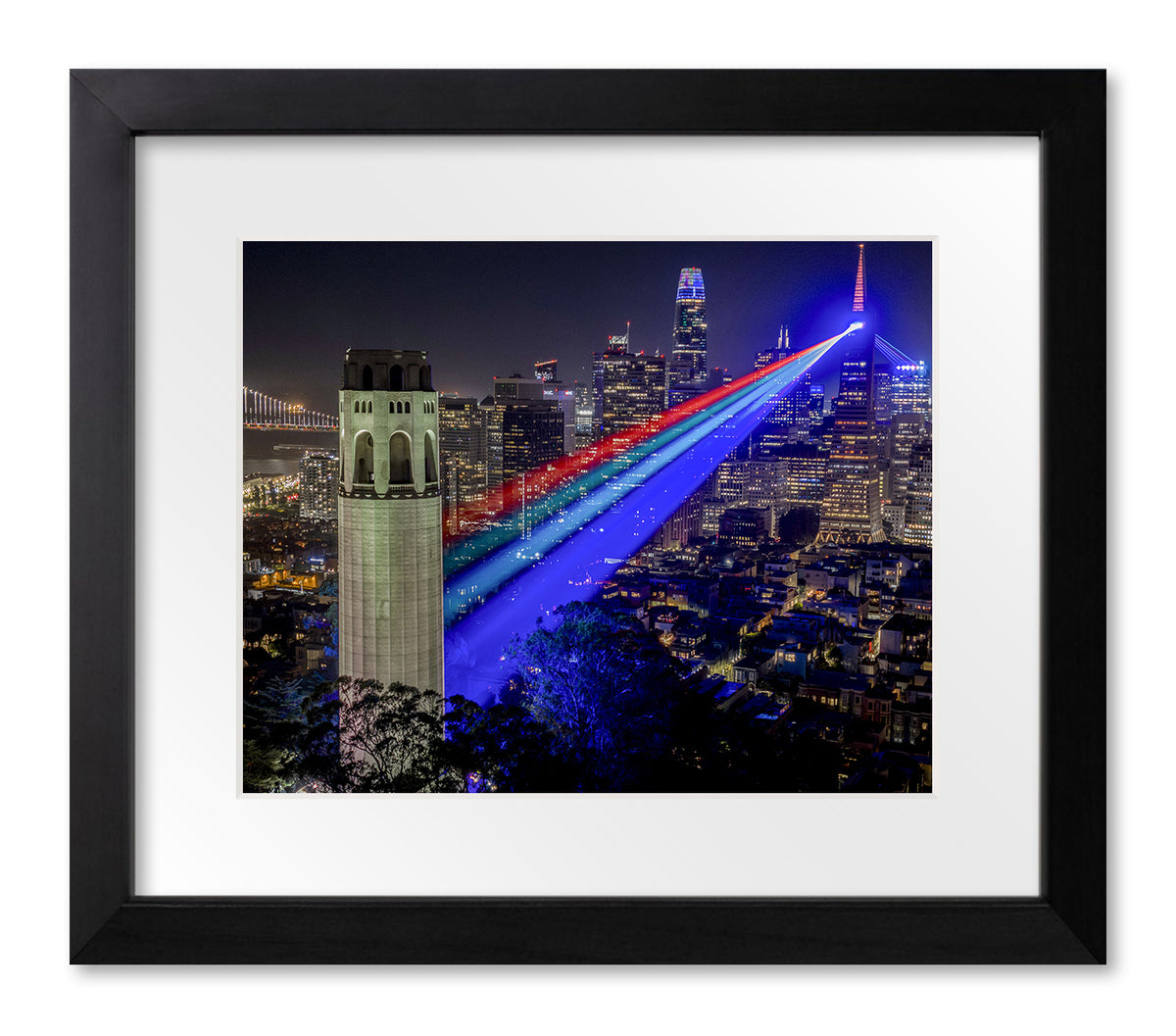 Laser Light Show, Transamerica Pyramid — San Francisco, 2026