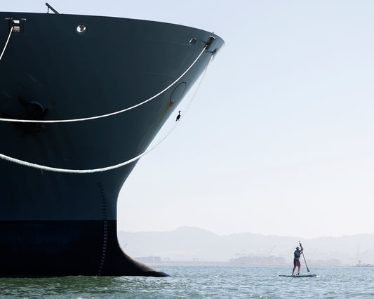 Paddleboarding at Crane Cove Park, San Francisco, 2025