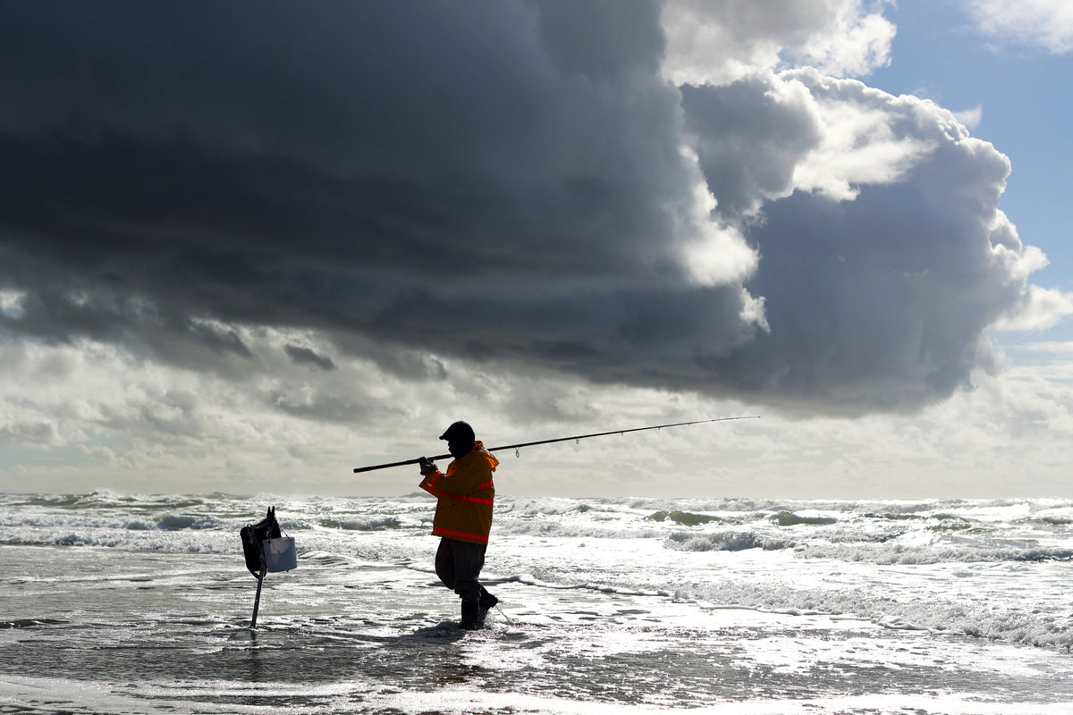 Fishing on Ocean Beach — San Francisco, 2017