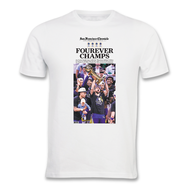 Warriors 2022 Fourever Champs T-shirt - San Francisco Chronicle online store
