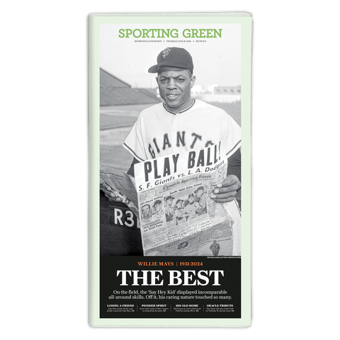 SF Giants Willie Mays Commemorative Sporting Green Back Issue 06/20/24