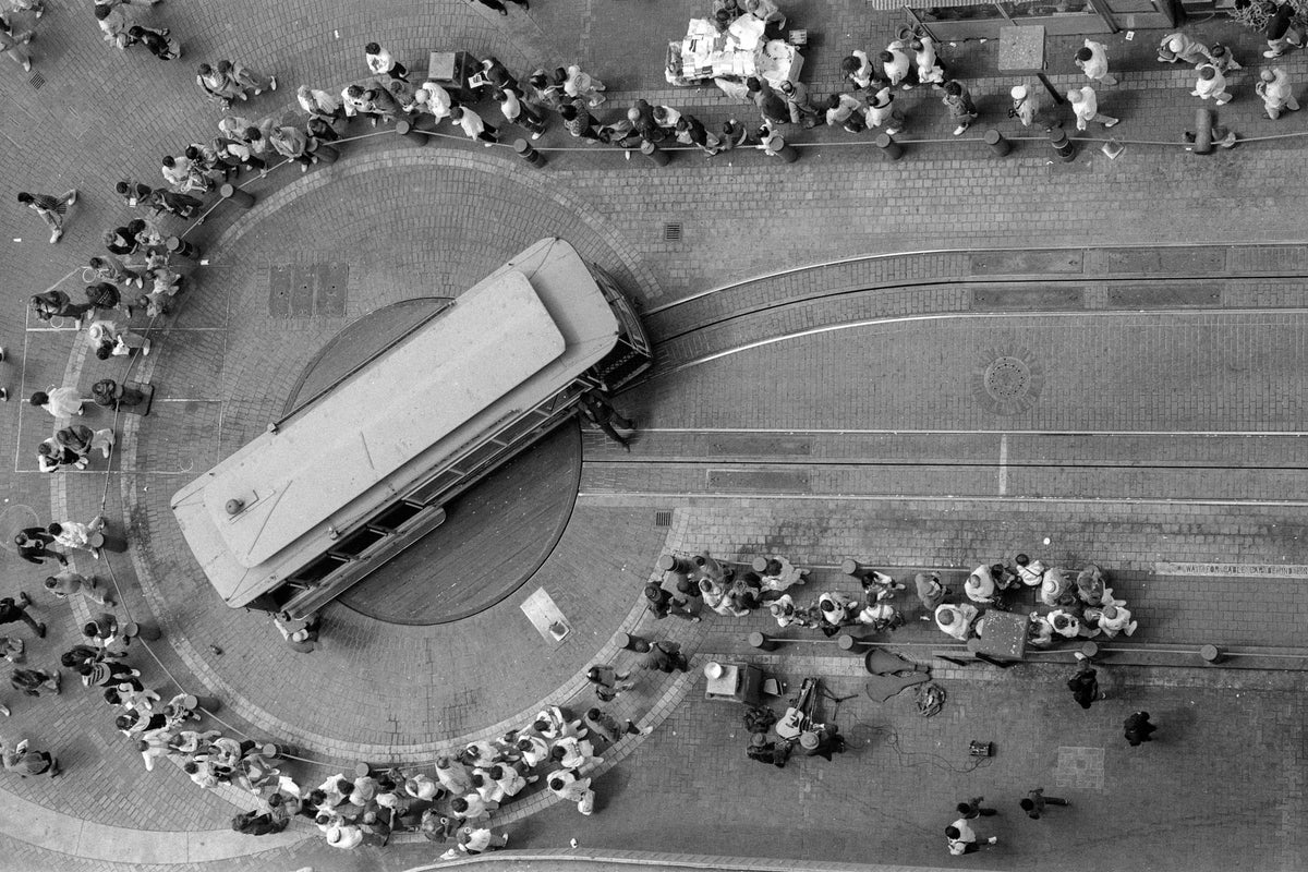 Powell Street Cable Car Turnaround — San Francisco, 1989