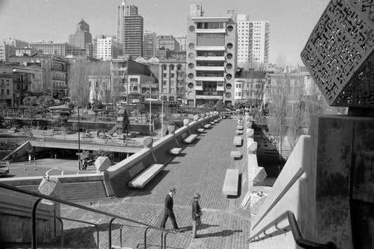 Portsmouth Square Pedestrian Bridge, Chinatown — San Francisco, 1974