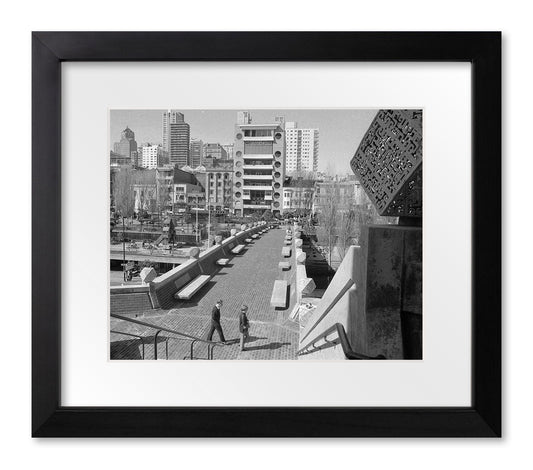 Portsmouth Square Pedestrian Bridge, Chinatown — San Francisco, 1974