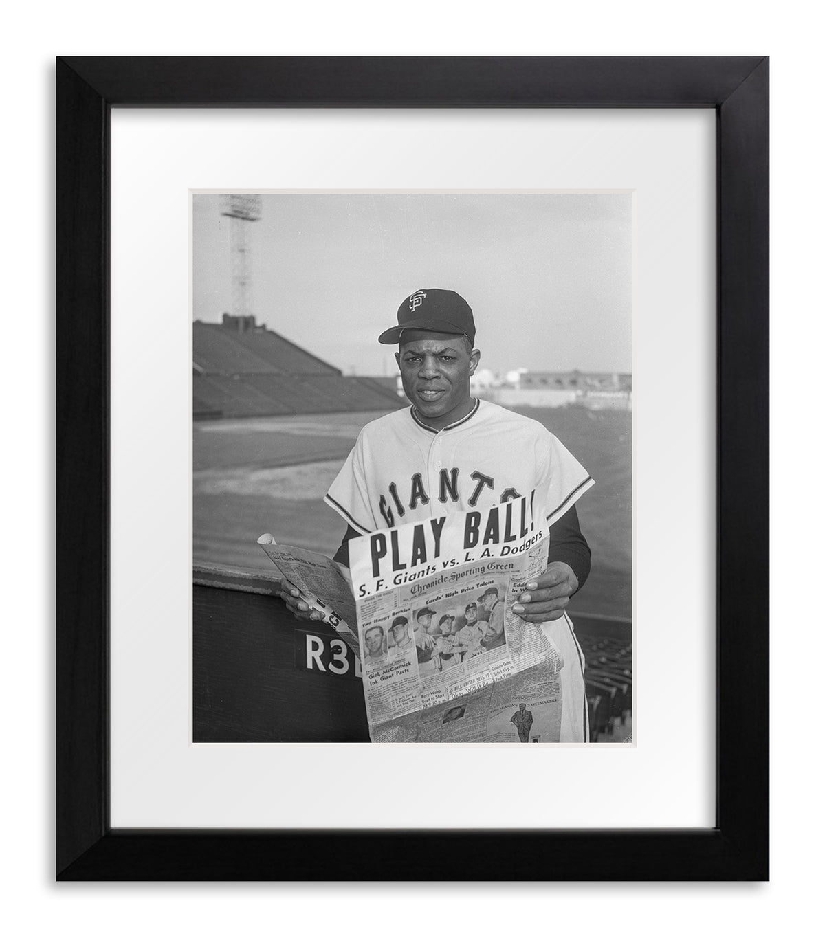 Willie Mays at Seals Stadium — San Francisco, 1958