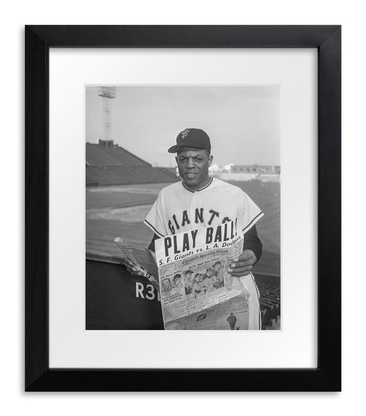 Willie Mays at Seals Stadium — San Francisco, 1958