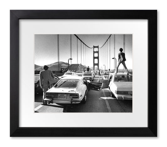 Traffic Jam on the Golden Gate Bridge — San Francisco, 1980