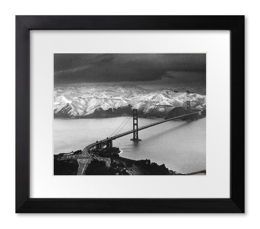 Golden Gate Bridge on a Snowy Day — San Francisco, 1976
