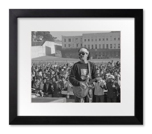 Carlos Santana at San Quentin State Prison — Marin County, 1988