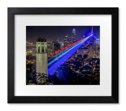 Laser Light Show, Transamerica Pyramid — San Francisco, 2026