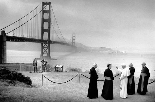 Pope John Paul II at the Golden Gate Bridge — San Francisco, 1987