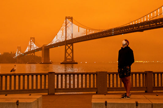 Orange Sky Over the Embarcadero — San Francisco, 2020