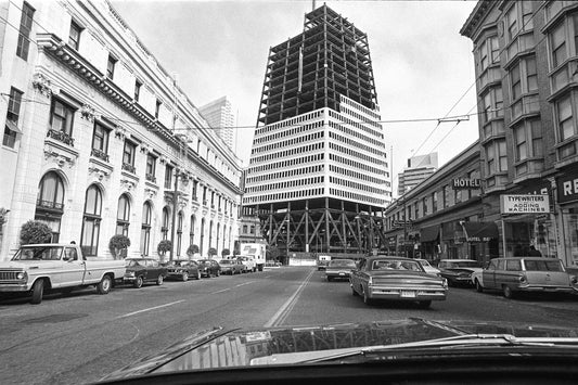 Transamerica Pyramid Under Construction — San Francisco, 1971