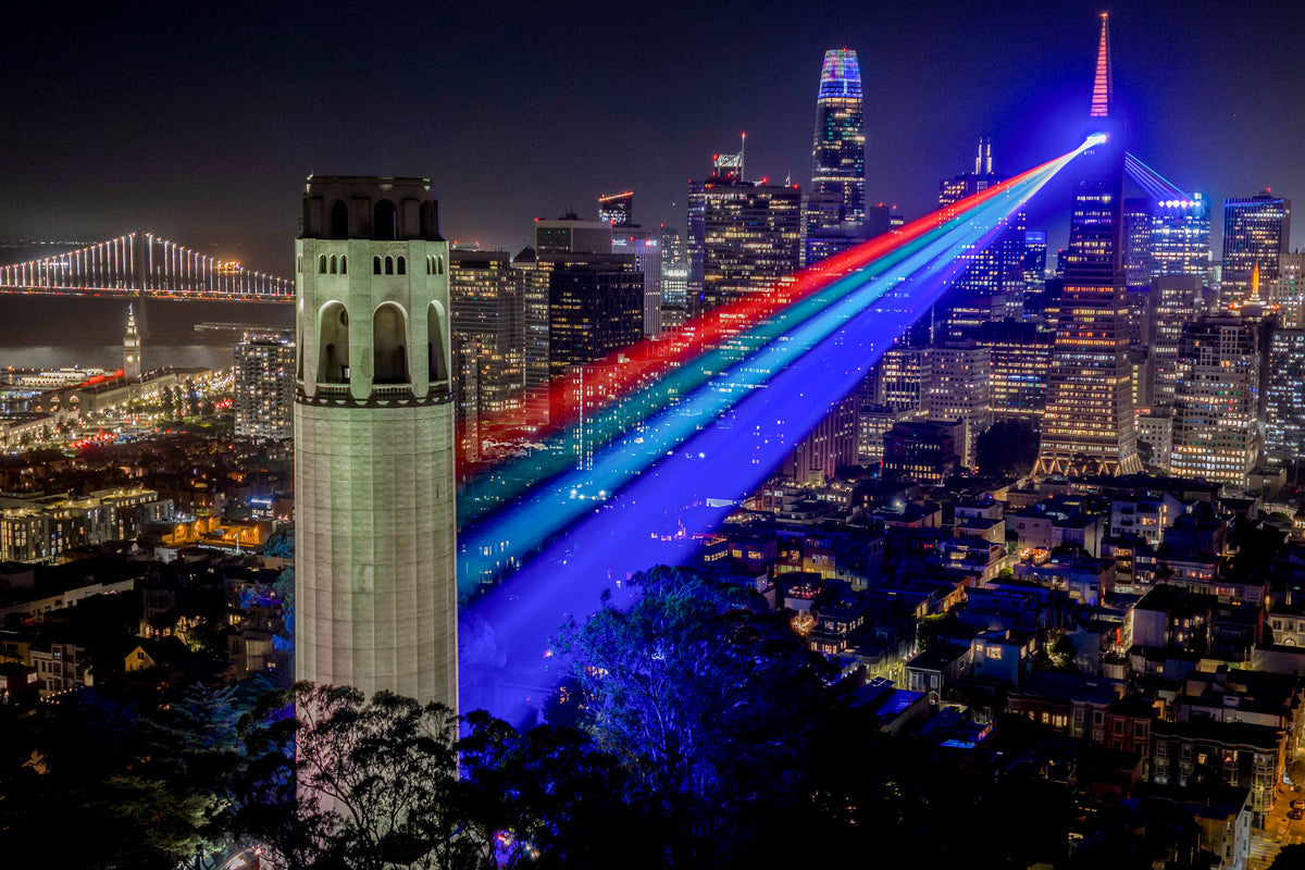 Laser Light Show, Transamerica Pyramid — San Francisco, 2026