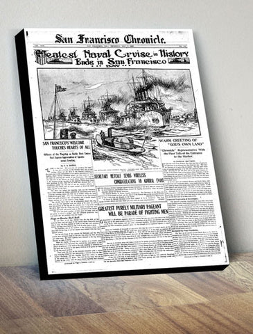 Great White Fleet cover print