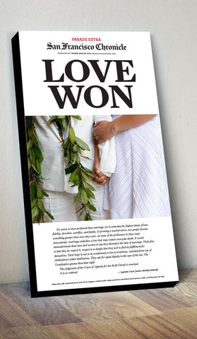 LOVE WON cover print | 6/28/2015