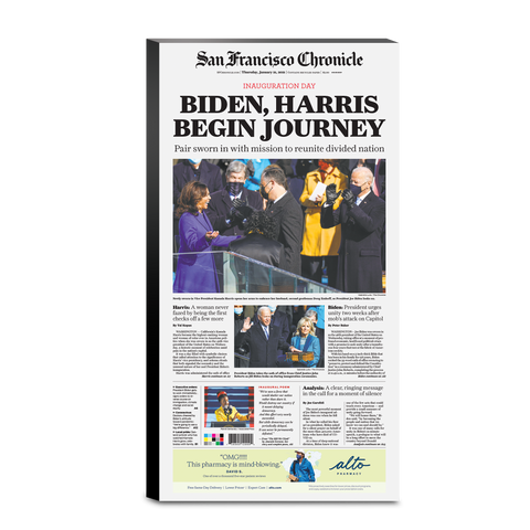 BIDEN, HARRIS INAUGURATION cover print |  1/21/2021
