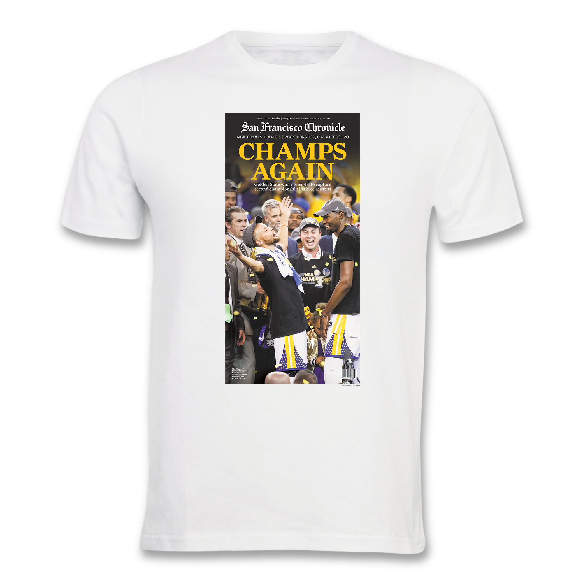 Warriors 2017 NBA Champs Again T shirt