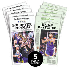 Warriors 2018 NBA win display print - San Francisco Chronicle online store