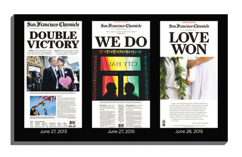 LOVE WON same-sex marriage display print
