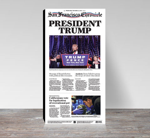 "President Trump" cover print